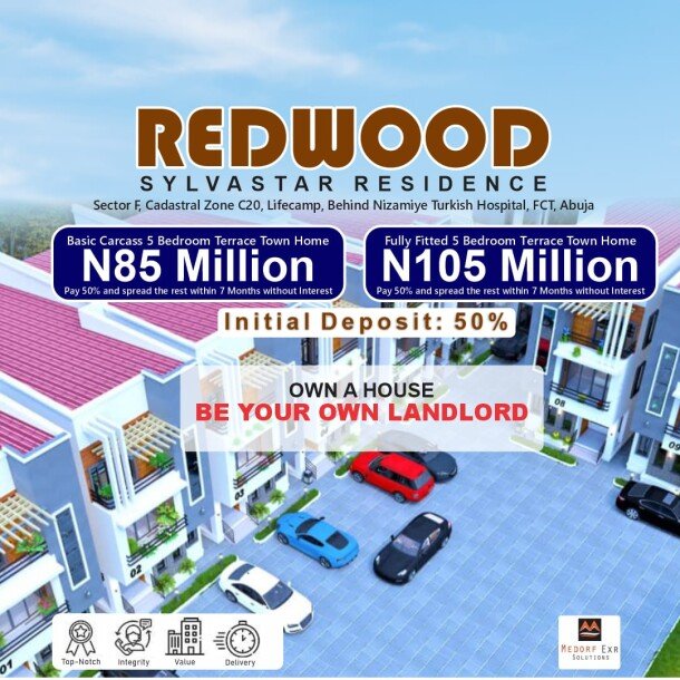 5 bedroom duplex in Lifecamp Abuja-1